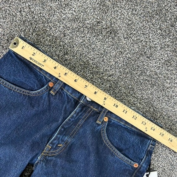 NEW Re/Done 70s Low Rise Straight Denim Jeans Womens 26 Heritage Rinse Casual - Picture 12 of 16